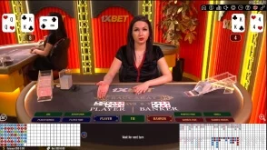 1xBet Branded Live Baccarat Tables 