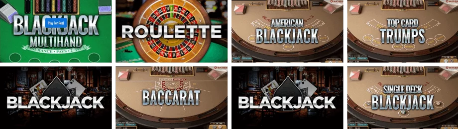 Table Games Selection at Big Spin Casino