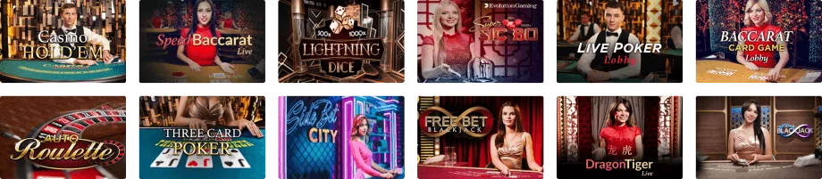 The Live Lobby of Casino Lab