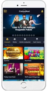 CasinoMaxi uygulamasıyla