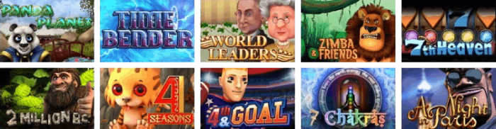 Slots collection at Drake Casino