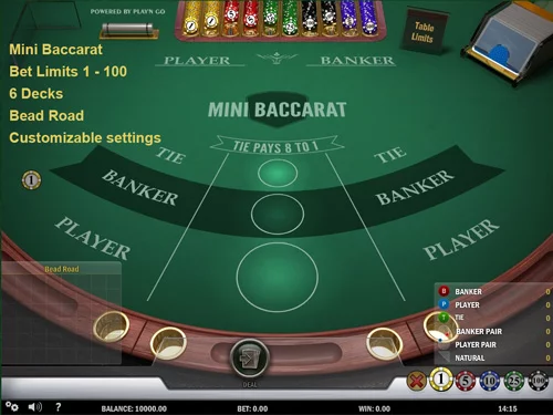 Mini Baccarat powered by Play n