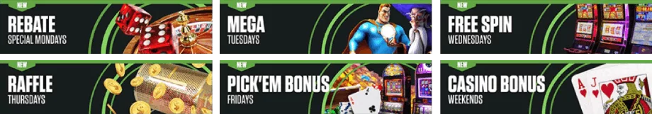 Ongoing bonus offers at MyBookie Casino