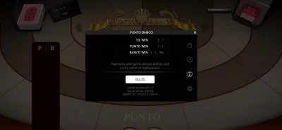 Punto Banco by iSoftBet - Payouts
