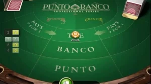 Punto Banco Table Layout